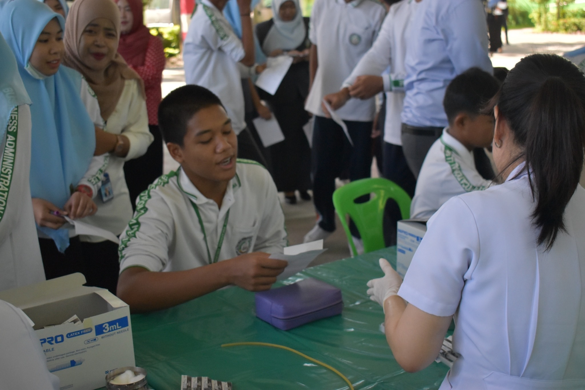 ตรวจสุขภาพนักเรียนนักศึกษา คณาจารย์ และบุคลากร ประจำปีการศึกษา 2562